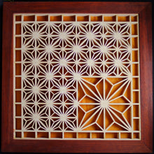 Load image into Gallery viewer, Asa-No-Ha Kumiko Wall Art