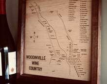 Load image into Gallery viewer, Woodinville Wine Country Wood Map