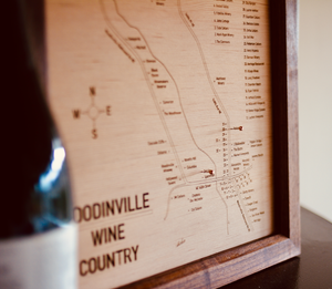 Woodinville Wine Country Wood Map